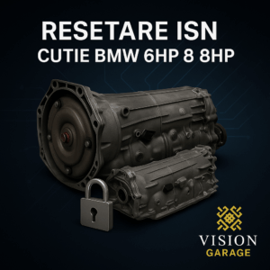 Resetare ISN cutie 6HP 8HP BMW – Serviciu Remote Profesional VisionGarage