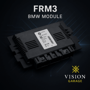 Modul FRM3 BMW deschis pentru reparație EEPROM, serviciu VisionGarage Arad